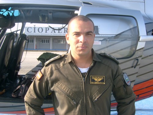 Capitão Everaldo é o mais novo piloto de Helicóptero da PMPB
