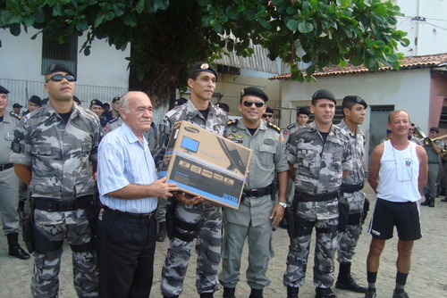 Coronel Marcílio engrega premiação a equipe vencedora
