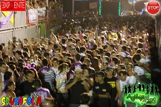 Milhares de pessoas compareceram ao Souza Folia