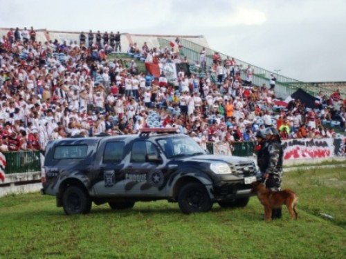 O Canil estava presente no Almeidão