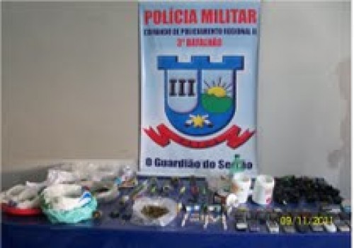 Material apreendido