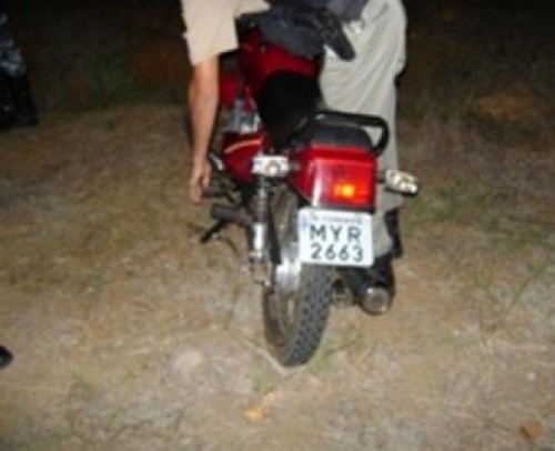 Moto apreendida
