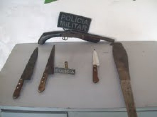 Armas apreendidas