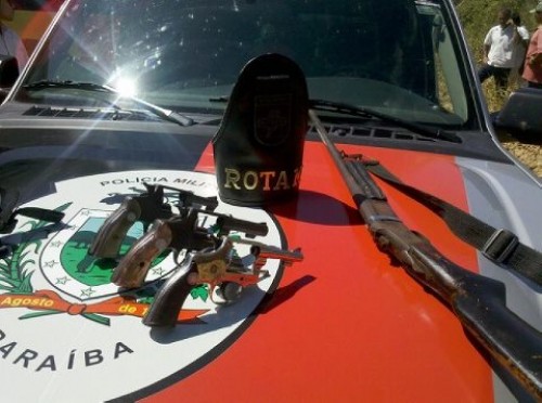 Armas apreendidas