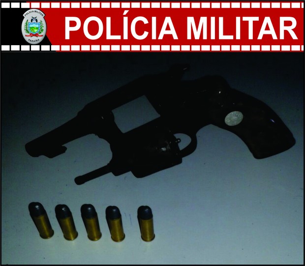 Arma apreendida na ação em Araruna.