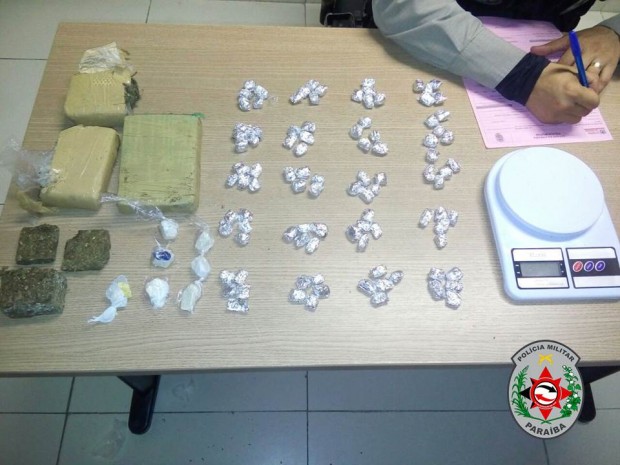 Foto de apreensão realizada em João Pessoa, no bairro dos Funcionários.