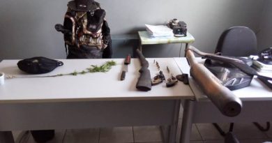 Polícia Militar prende grupo envolvido em assaltos e tráfico de drogas em Cruz do Espírito Santo Polícia Militar prende grupo envolvido em assaltos e tráfico de drogas em Cruz do Espírito Santo