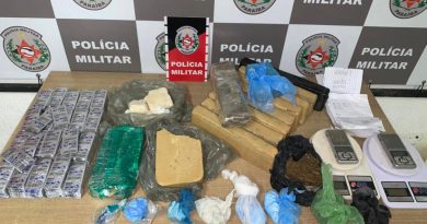 Polícia Militar prende suspeito de tráfico de drogas na Zona Sul da Capital Polícia Militar prende suspeito de tráfico de drogas na Zona Sul da Capital