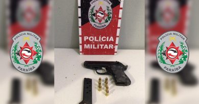 Polícia Militar reforça atuação em Santa Rita e apreende arma usada em tiroteio Polícia Militar reforça atuação em Santa Rita e apreende arma usada em tiroteio