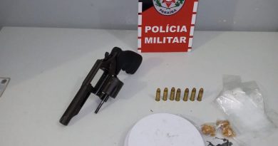 Polícia Militar apreende arma, drogas e balança de precisão com suspeito de tráfico em Bayeux Polícia Militar apreende arma, drogas e balança de precisão com suspeito de tráfico em Bayeux