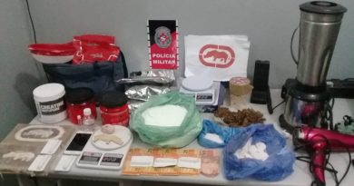Polícia Militar encontra laboratório de refino de cocaína em uma casa na cidade de Bayeux Polícia Militar encontra laboratório de refino de cocaína em uma casa na cidade de Bayeux