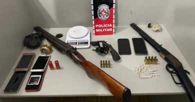 Polícia Militar desarticula grupos criminosos, apreende três armas de fogo e prende seis suspeitos no litoral norte Polícia Militar desarticula grupos criminosos, apreende três armas de fogo e prende seis suspeitos no litoral norte