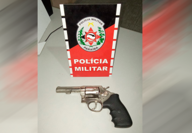 Polícia Militar prende suspeito com arma de fogo no município de Boa Ventura