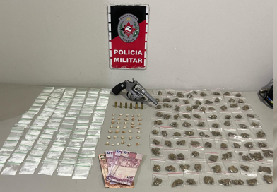 Polícia Militar prende suspeito por tráfico de drogas em Santa Rita