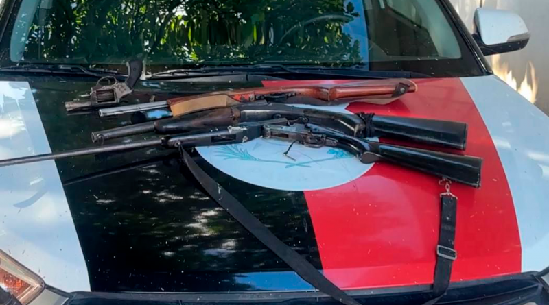 Polícia Militar apreende armas de fogo e munições no distrito de Odilândia em Santa Rita