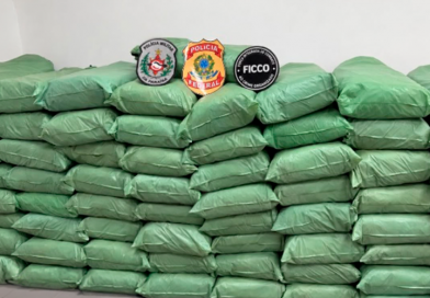 Ação integrada: PM e PF prendem suspeito e apreendem grande quantidade de drogas em caminhão na cidade de Água Branca