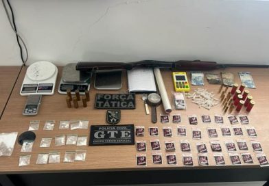 Operação Integrada: Prende suspeitos e apreende drogas, arma e munições no Vale do Mamanguape