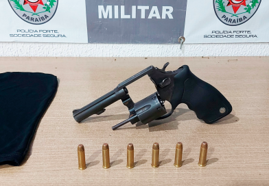 Polícia Militar apreende adolescente com arma de fogo em João Pessoa