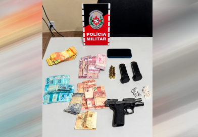 Ação integrada: PM e PC prendem acusado e apreendem arma e drogas em Acaú