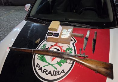 Polícia Militar prende mais de 200 pessoas e apreende 21 armas no fim de semana na Paraíba