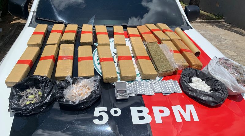 Polícia Militar encontra casa usada pelo tráfico para armazenar drogas na zona sul de JP